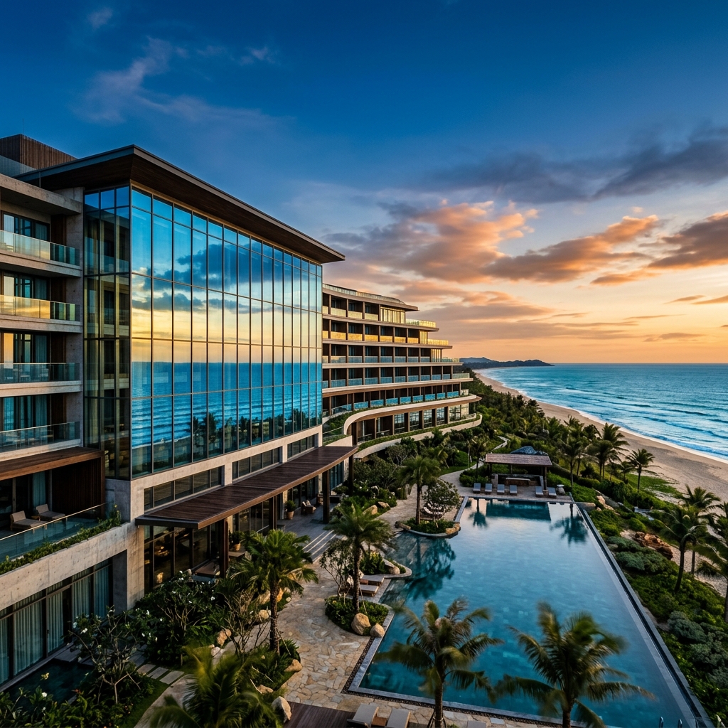 Không gian nội thất ứng dụng kính GlassKote